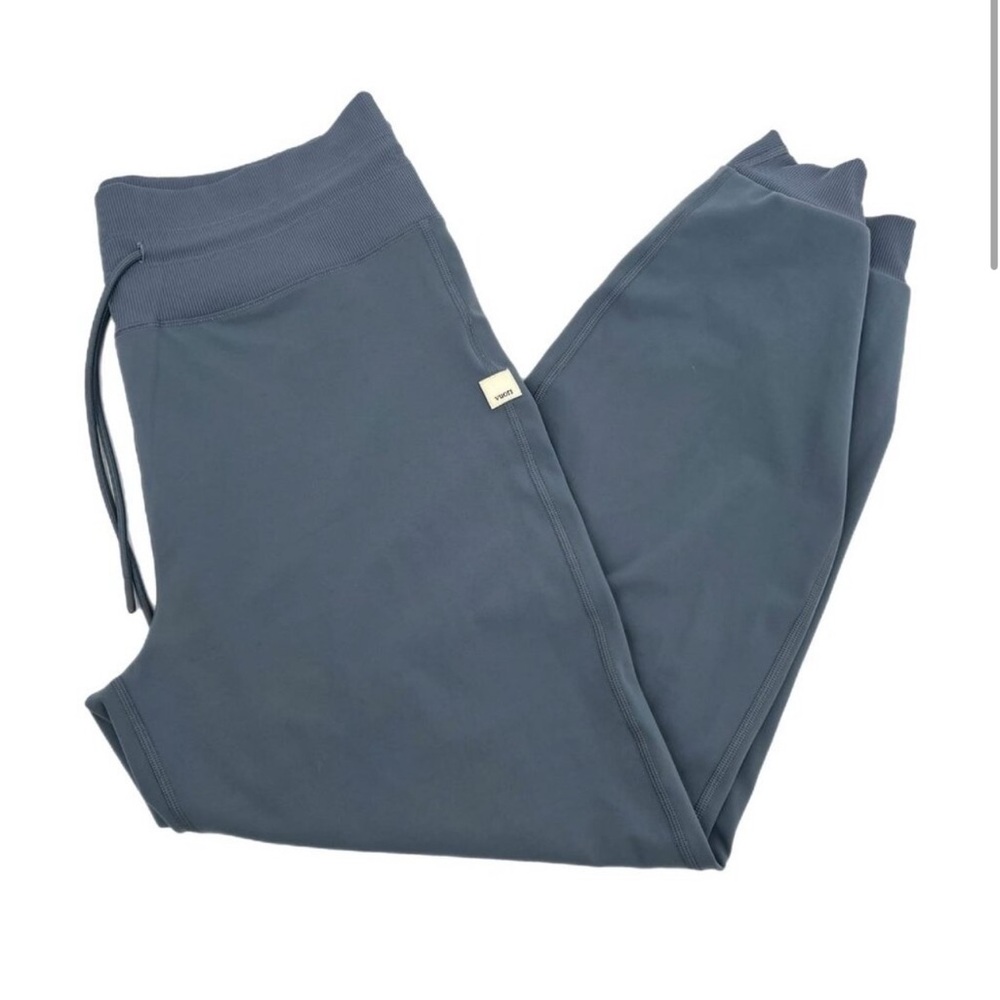Vuori Light Azure Blue High-Rise Adjustable Waist Joggers | Size XL